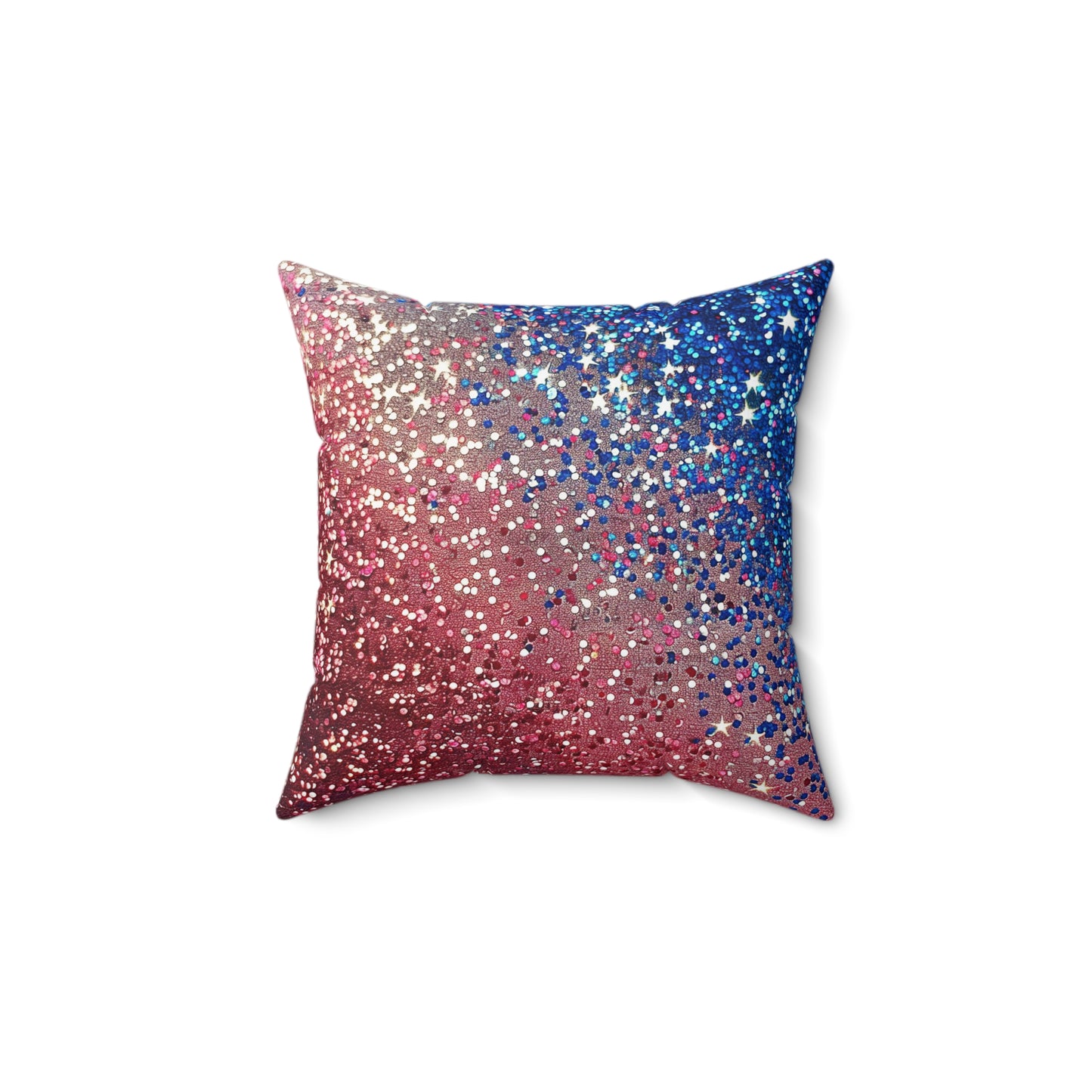 Glitter Ombre Square Pillow - Luxurious Decor for Home