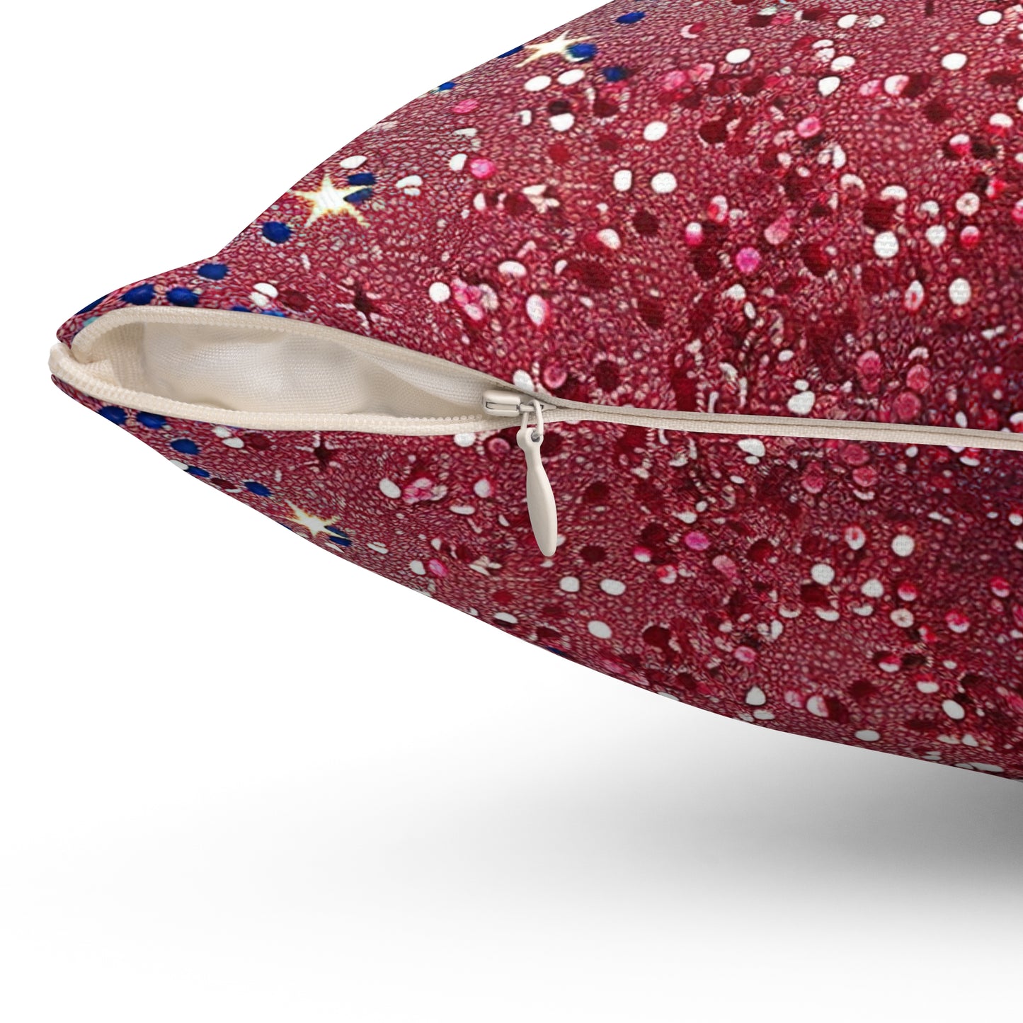 Glitter Ombre Square Pillow - Luxurious Decor for Home