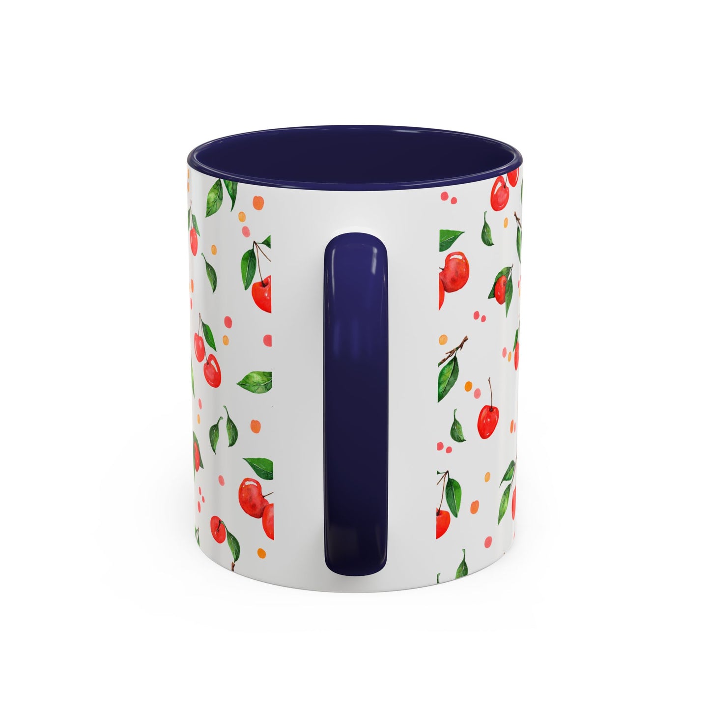 Cherry Blossom Accent Coffee Mug - 11oz & 15oz - Perfect Gift for Coffee Lovers