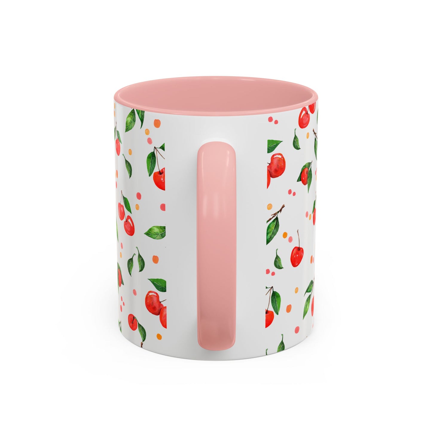 Cherry Blossom Accent Coffee Mug - 11oz & 15oz - Perfect Gift for Coffee Lovers