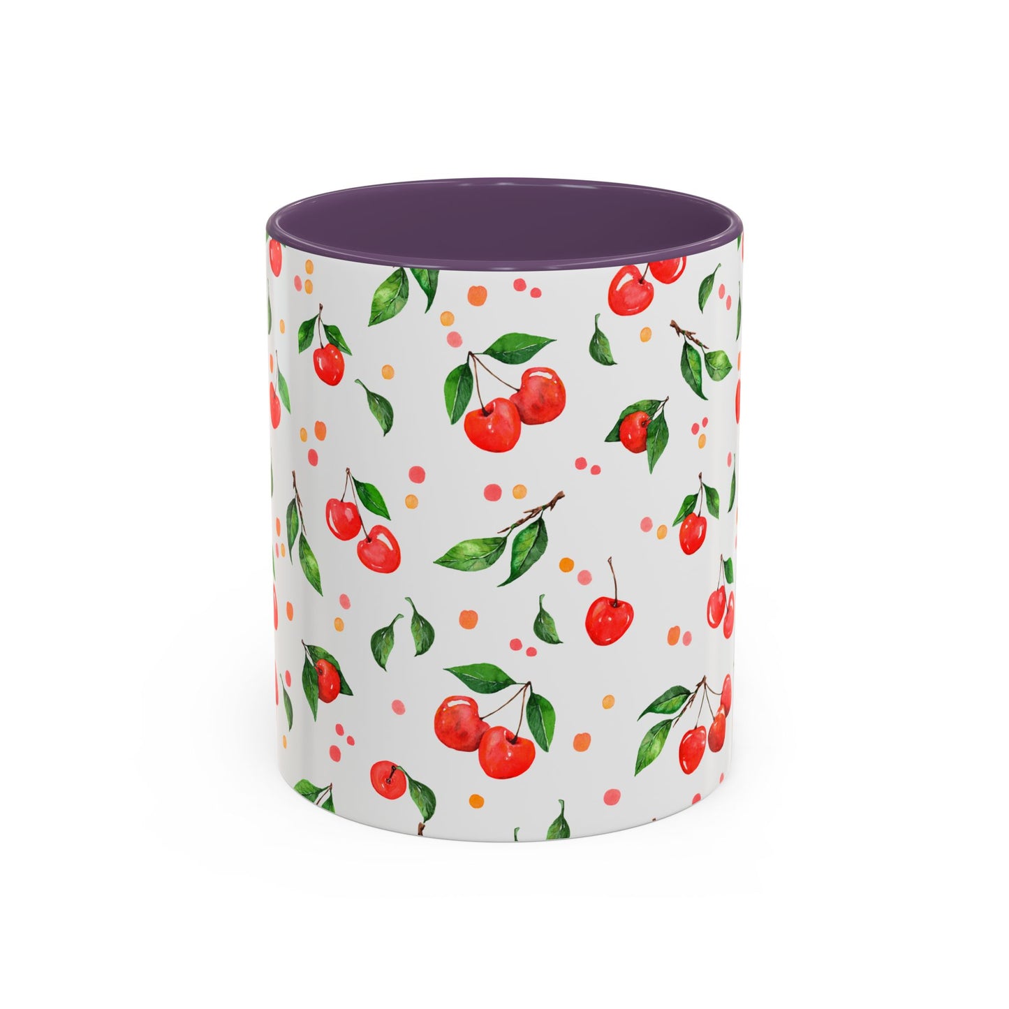 Cherry Blossom Accent Coffee Mug - 11oz & 15oz - Perfect Gift for Coffee Lovers