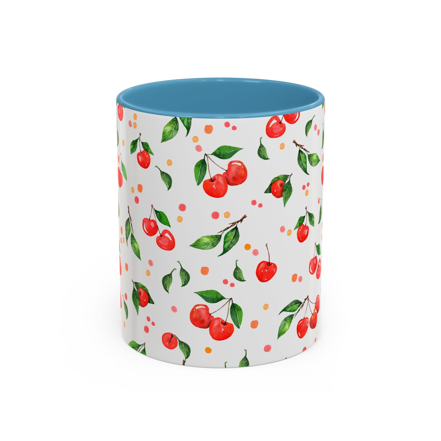 Cherry Blossom Accent Coffee Mug - 11oz & 15oz - Perfect Gift for Coffee Lovers