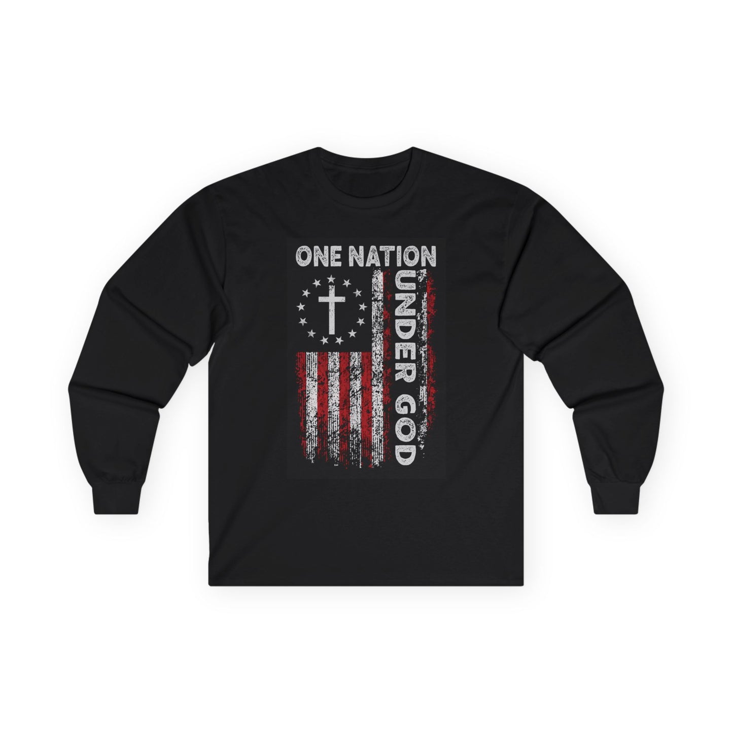 Inspired Long Sleeve Tee - One Nation Under God