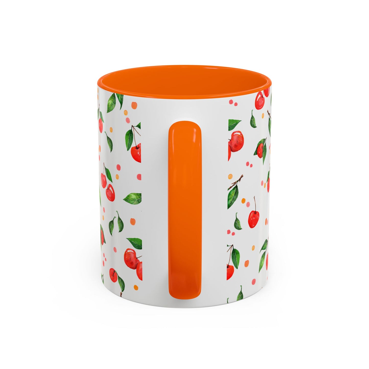 Cherry Blossom Accent Coffee Mug - 11oz & 15oz - Perfect Gift for Coffee Lovers
