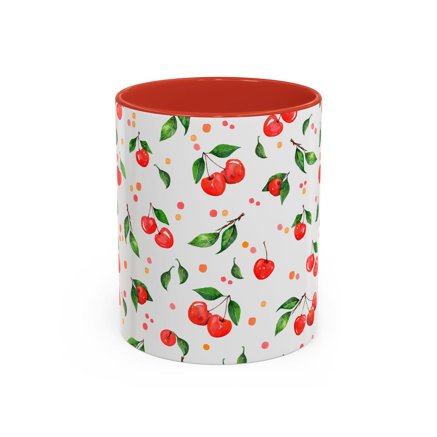 Cherry Blossom Accent Coffee Mug - 11oz & 15oz - Perfect Gift for Coffee Lovers