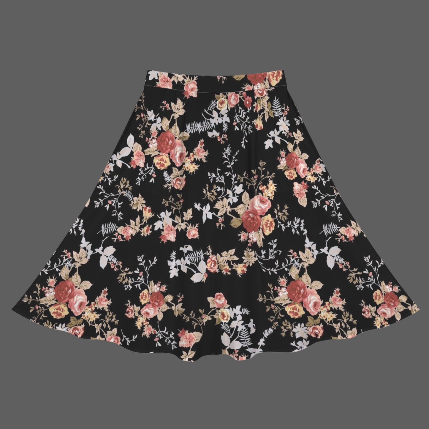 Skirt with Pockets - Floral