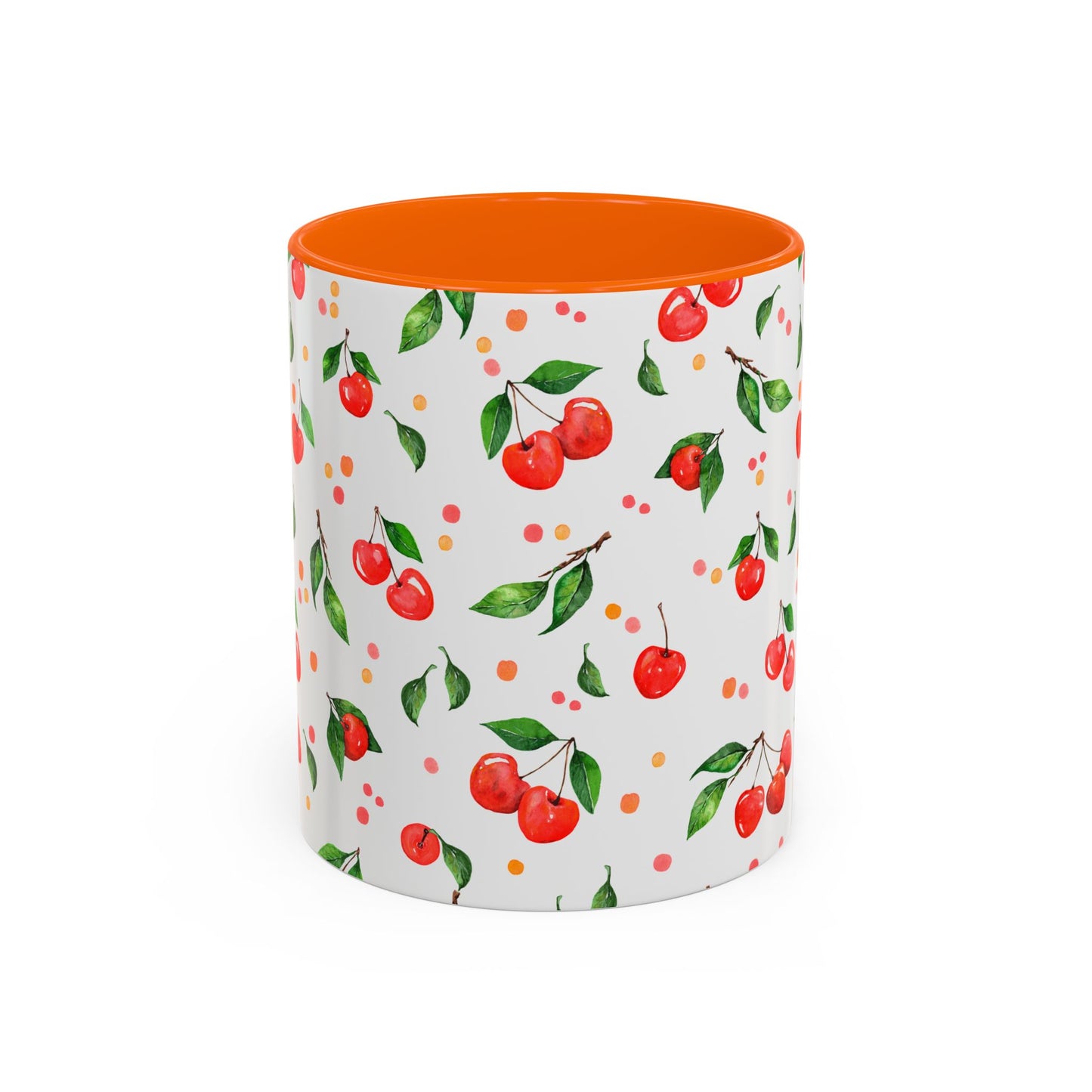 Cherry Blossom Accent Coffee Mug - 11oz & 15oz - Perfect Gift for Coffee Lovers