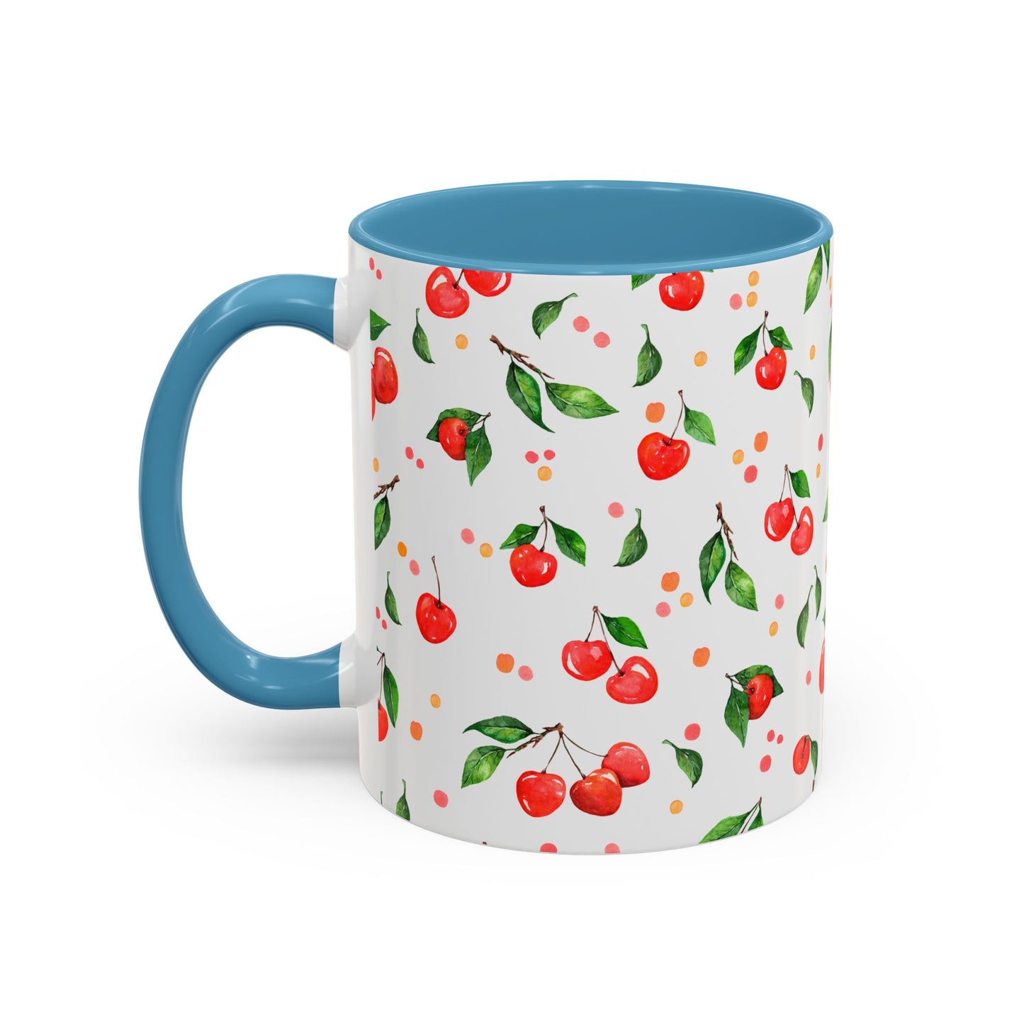 Cherry Blossom Accent Coffee Mug - 11oz & 15oz - Perfect Gift for Coffee Lovers