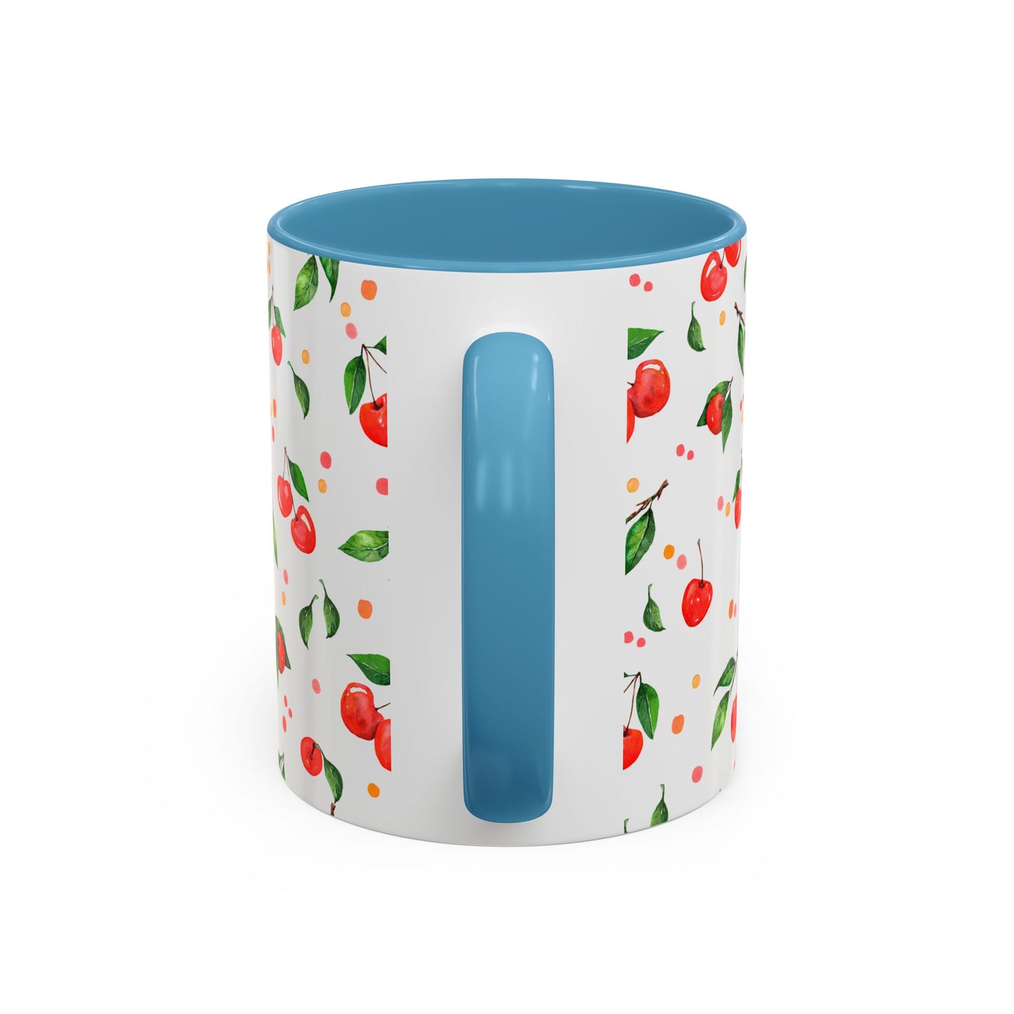Cherry Blossom Accent Coffee Mug - 11oz & 15oz - Perfect Gift for Coffee Lovers