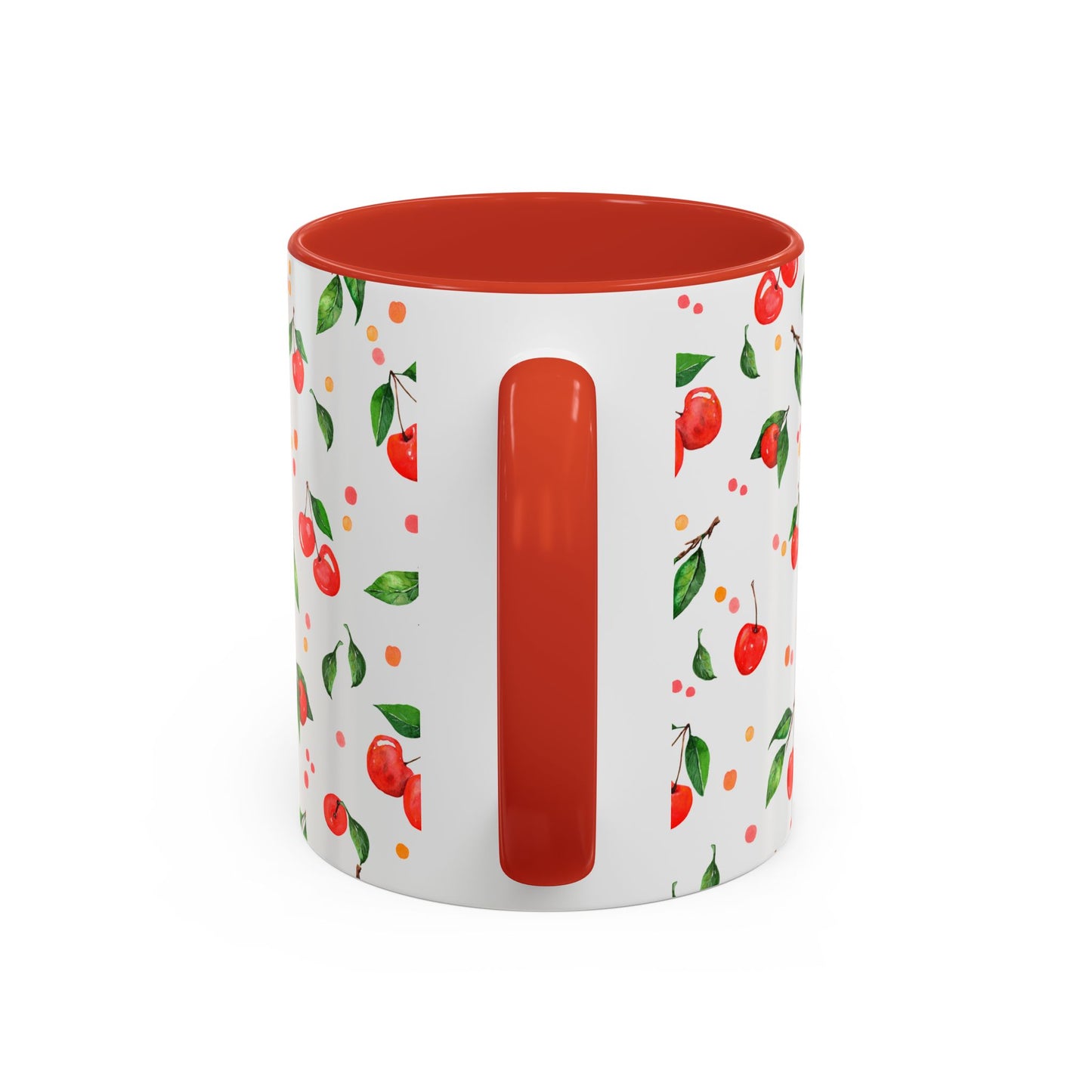 Cherry Blossom Accent Coffee Mug - 11oz & 15oz - Perfect Gift for Coffee Lovers
