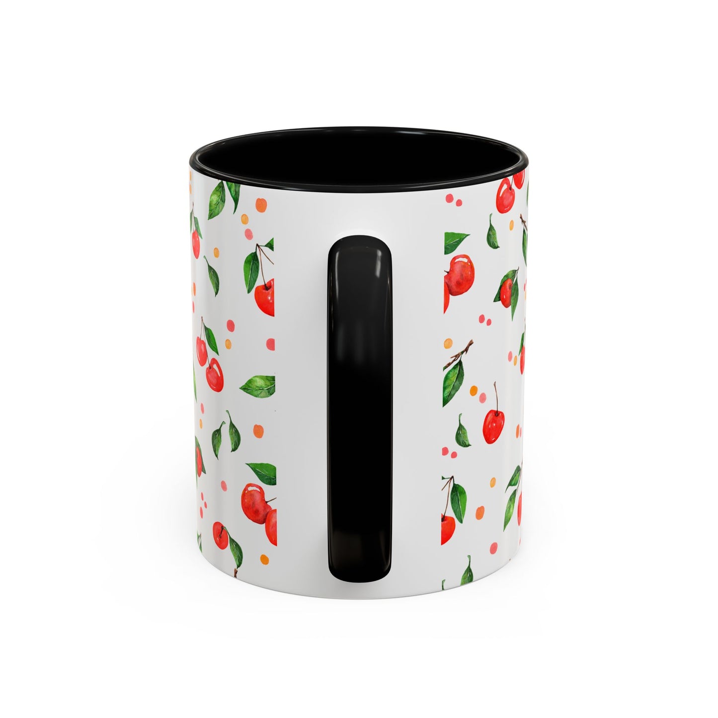 Cherry Blossom Accent Coffee Mug - 11oz & 15oz - Perfect Gift for Coffee Lovers