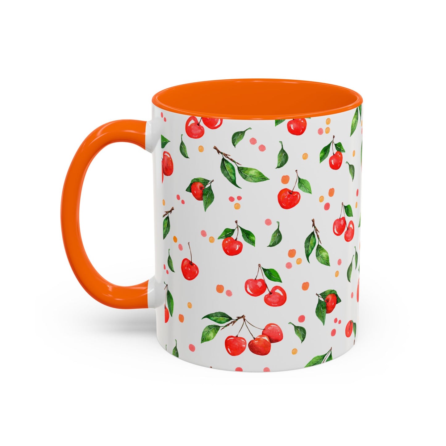 Cherry Blossom Accent Coffee Mug - 11oz & 15oz - Perfect Gift for Coffee Lovers